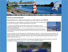 Tablet Screenshot of camping-maaszicht.nl